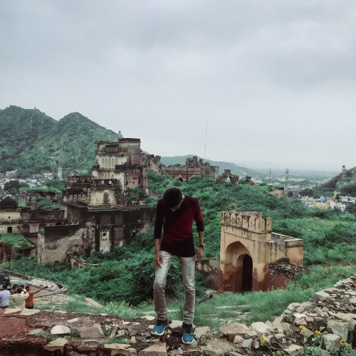 Amidst The Ruins Of Amer Fort